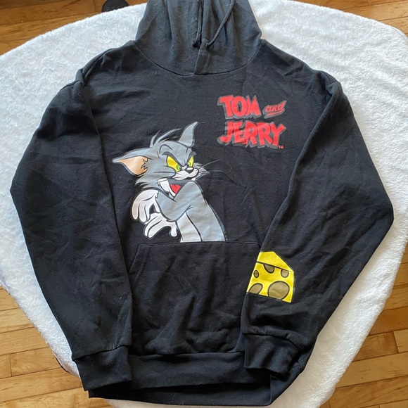 Tom and Jerry Long Sleeve with Hood Small - Picture 1 of 6